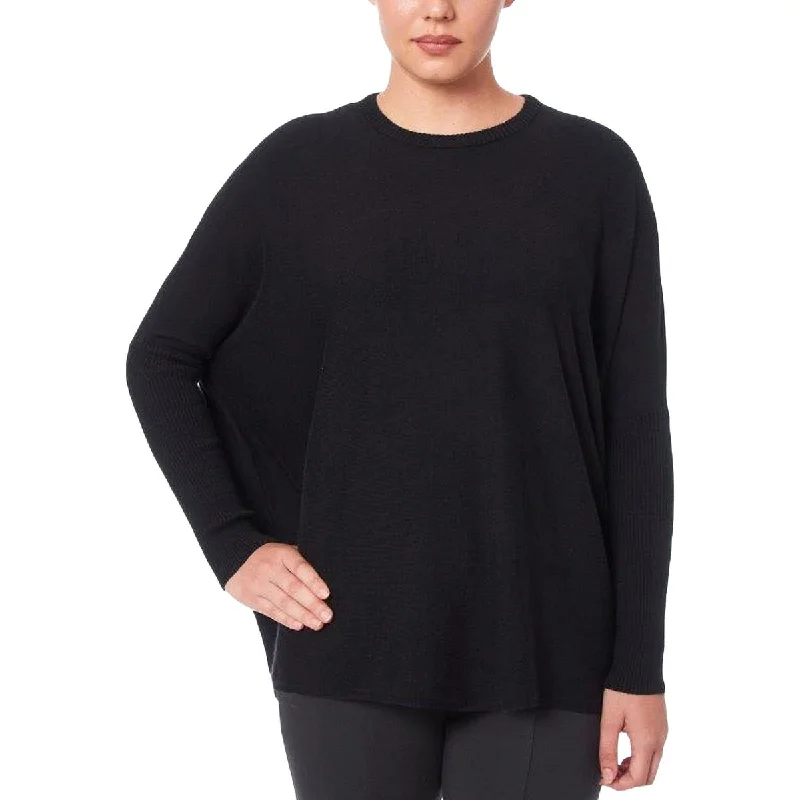 Joseph A. Womens Ribbed Tim Poncho Turtleneck Sweater Gucci sweaters
