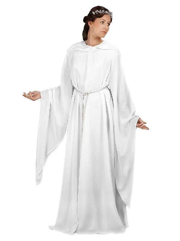 Elven Robe With Hood A-line Wedding Gown