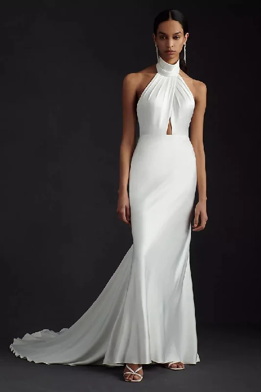 Jenny Yoo Nicola Gown Lace Train Dress