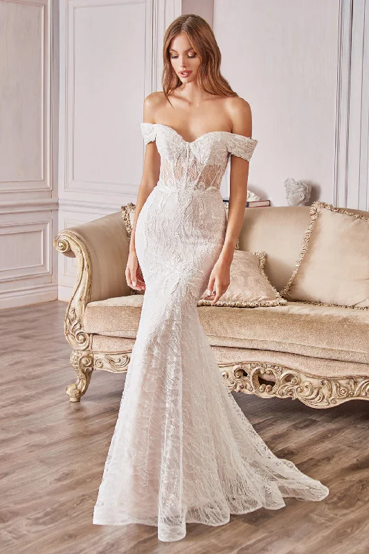 Jolie Lace Bridal Gown by Andrea and Leo -A0666W Floral Bridal Gown