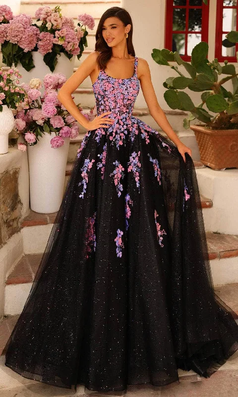 Amarra 88767 - Floral Sequin Prom Dress Floral dresses under $100