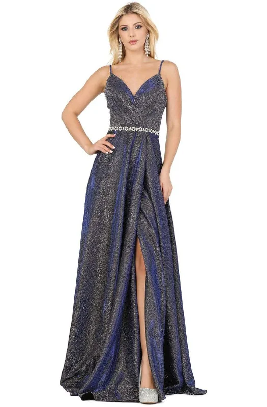 Dancing Queen - 2955 Deep V-neck Pleated A-line Dress Beach unclassified dresses
