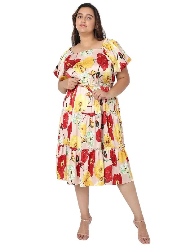 Vero Moda Curve Women's Polyester Shift Below The Knee Dress (Peach Blush) Chic unclassified dresses Vero Moda Curve Women's Polyester Shift Below The Knee Dress (Peach Blush) Chic unclassified dresses