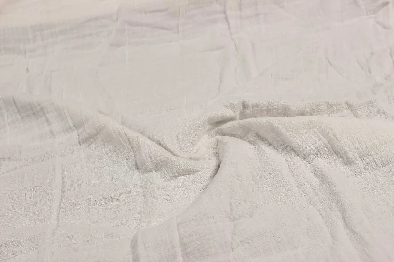 White Plain Cotton Triple Cloth Fabric Graduation unclassified dresses