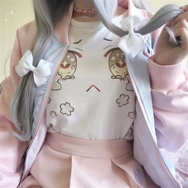 Review For Japanese Harajuku PU Heart-Shaped Necklace YV16016 Satin Lace Dress